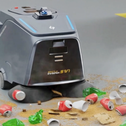 Autonomous industrial sweeper robot cleaner product image
