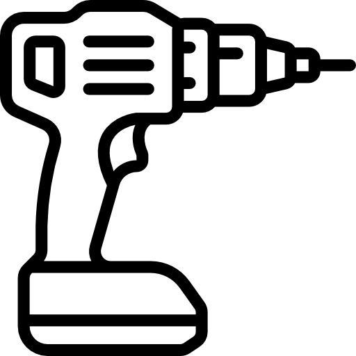 Drill and rotary tool icon