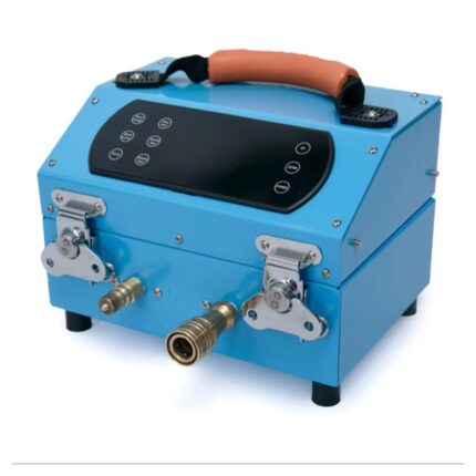 Carpet extractor external heater front angle view