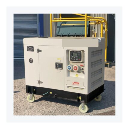 Silent diesel generator 15kW front angle view