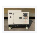 Silent diesel generator 15kW side view