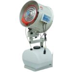 High pressure water mist cooling fan front view