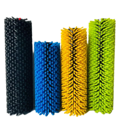 Replacement cylindrical carpet cleaning brushes