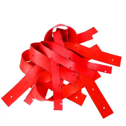 Red floor scrubber squeegee rubber blades