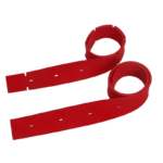 Floor scrubber squeegee blade profile