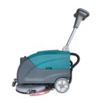 EquipGo 25L folding hand push floor scrubber dryer side view