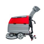 EquipGo 30L walk-behind floor scrubber dryer side view