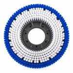 15 inch nylon carpet cleaning disc brush top view