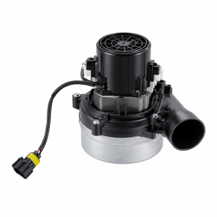 Floor scrubber suction motor on white background
