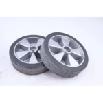 Pair of replacement wheels 1214595 angled view